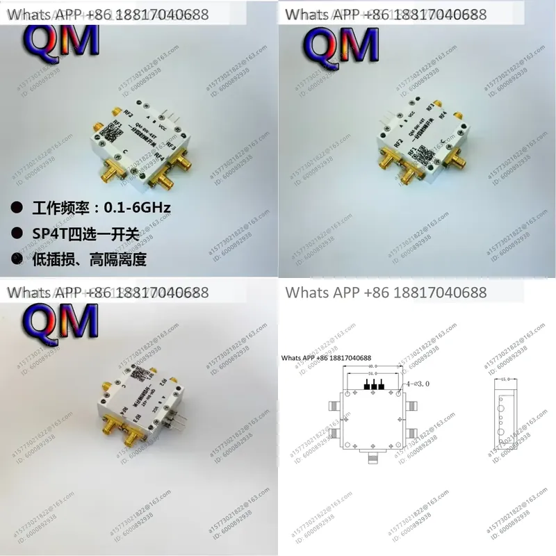 Qm Electronics & Repair Services Photos - 1 Pezzo per QM-SW-4ST 0.1-6 GHz