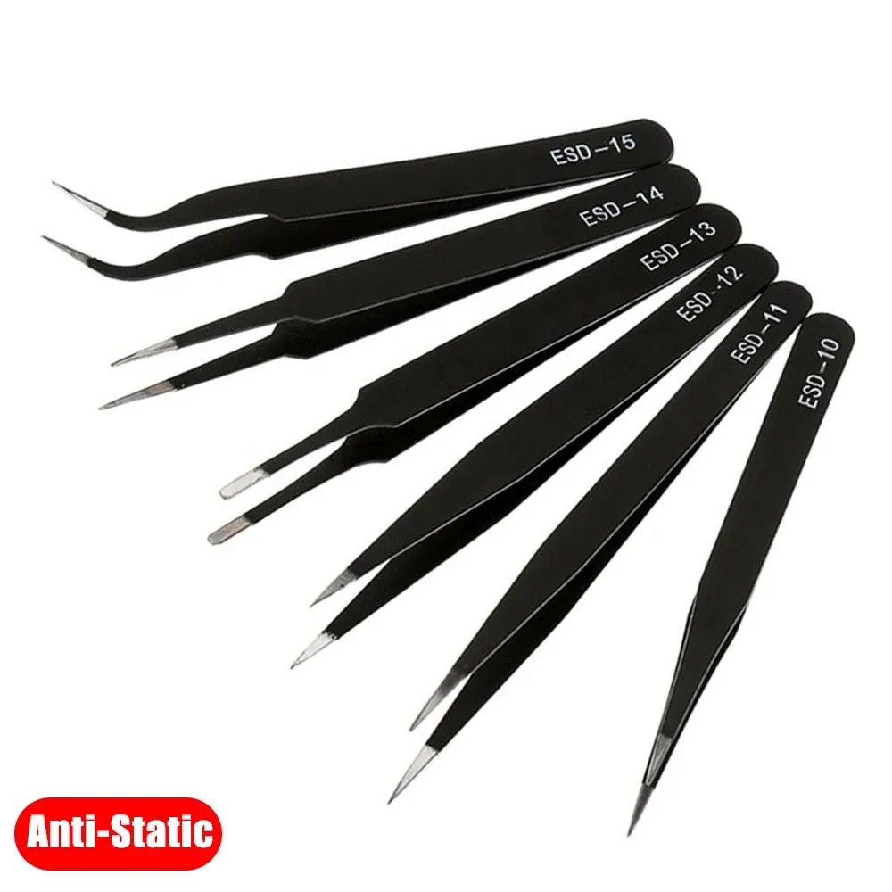 Electronics Repair Tools And Equipment - 6PCS Pinzette di precisione Set ESD