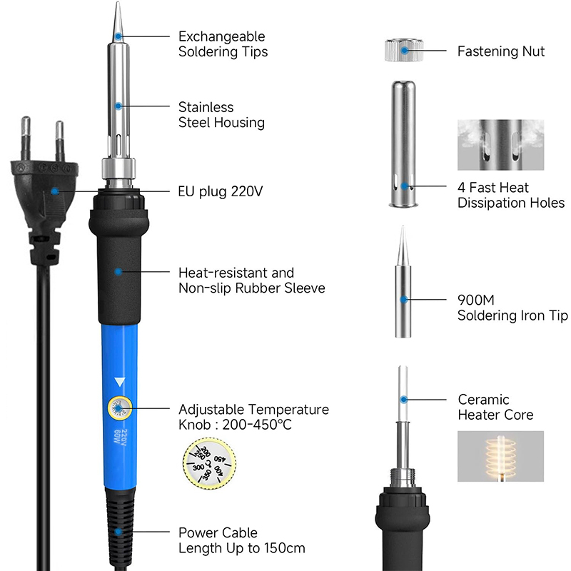 Kit Saldatore Elettrico 220V 6 - Elektronik Repair recensione e prezzo