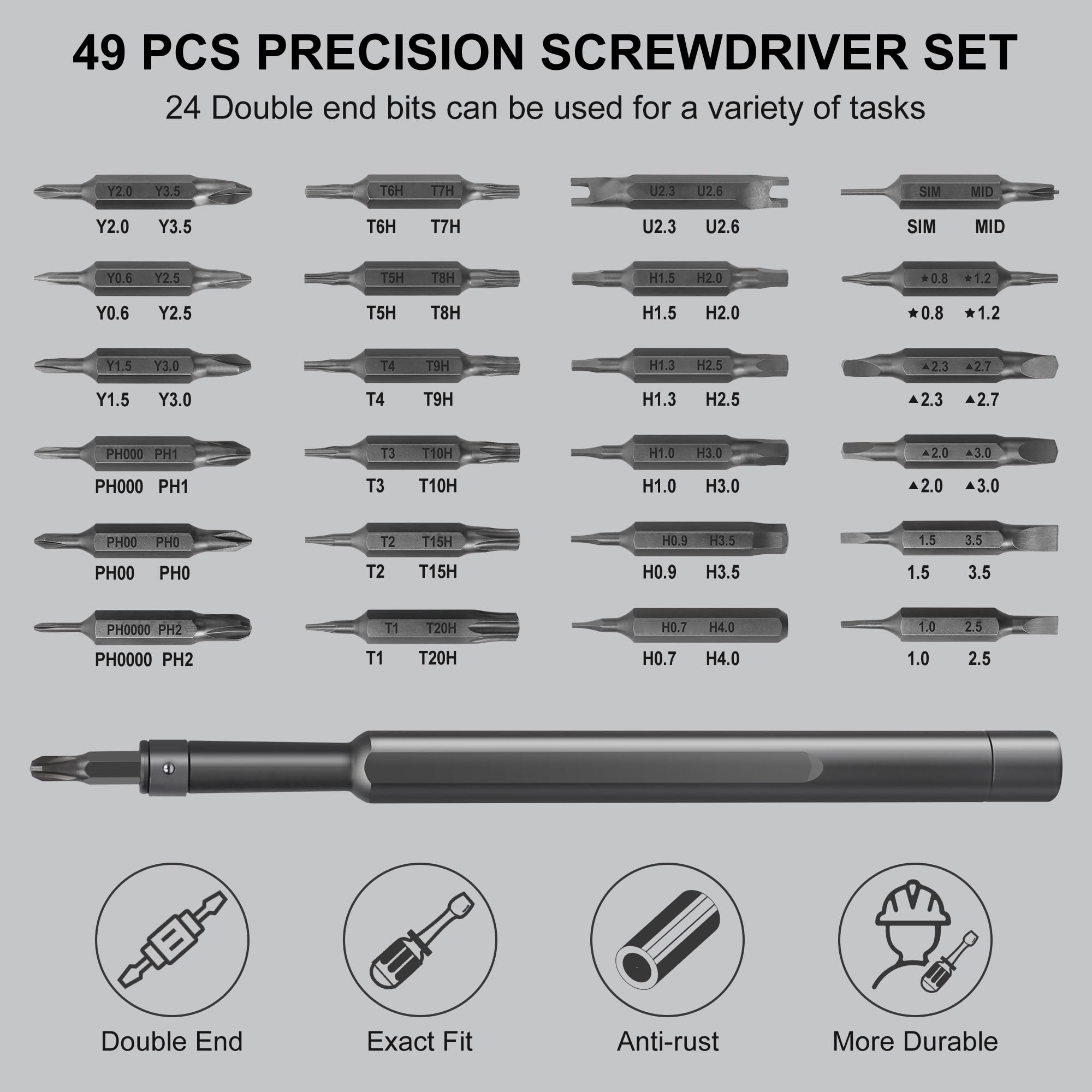 Set di cacciaviti magnetici 49 - Electronics Repair Xbox recensione e prezzo